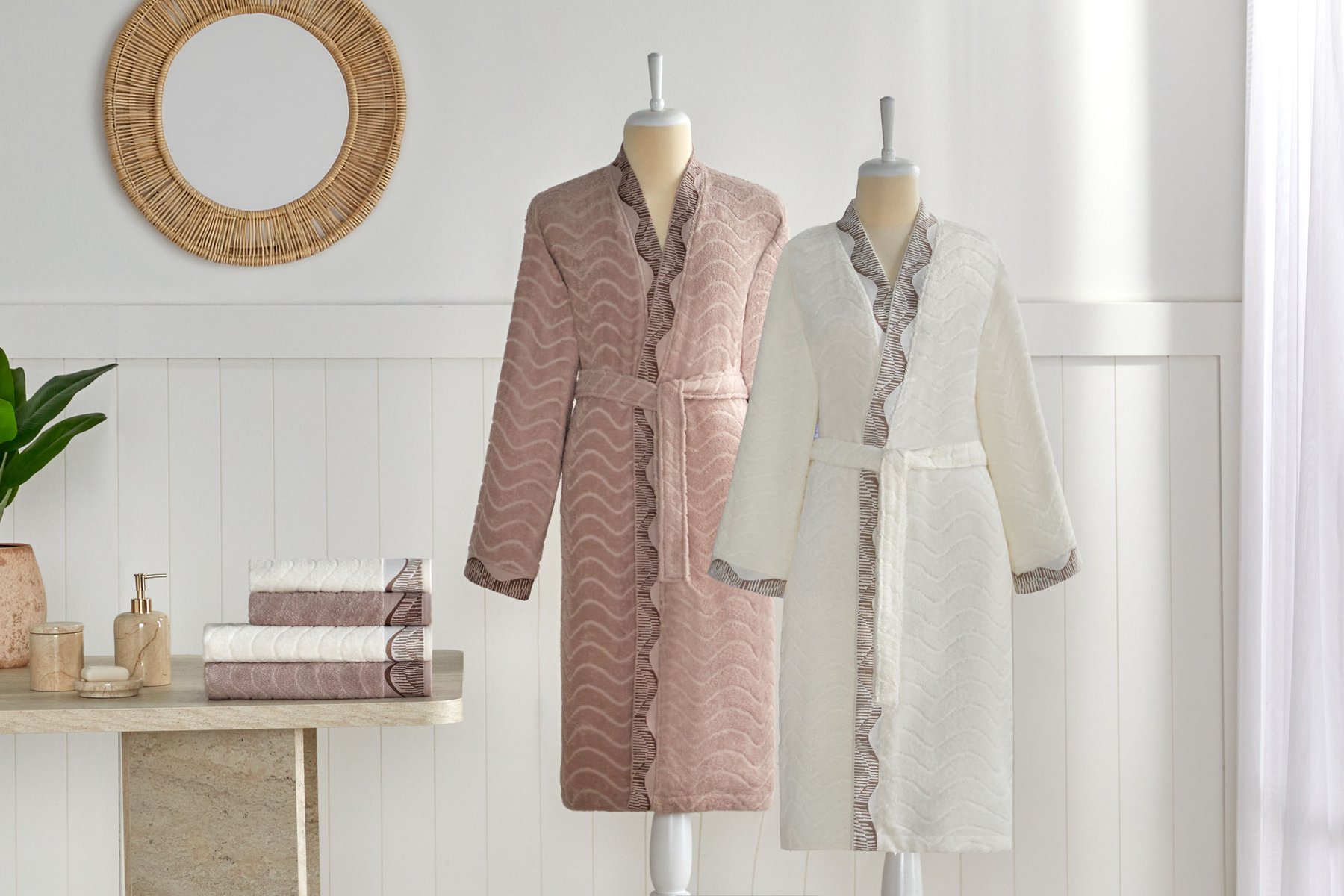 Nev Blank Aile Seti — Bej-Krem